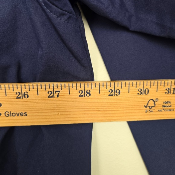 Mens Patriots NFL V-Neck Pullover Windbreaker 2XL Blue Embroidered 2000s Era Y2K - Picture 4 of 10